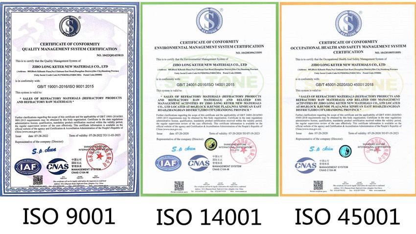 ISO certificate of refractory materials (2)_